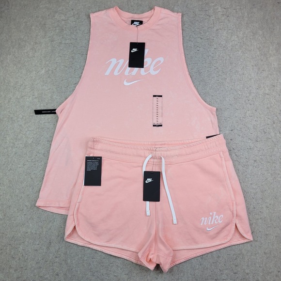 Nike Tops - Nike NSW Swoosh Tank Top and Shorts Women's L/XL BQ8027-697 NWT